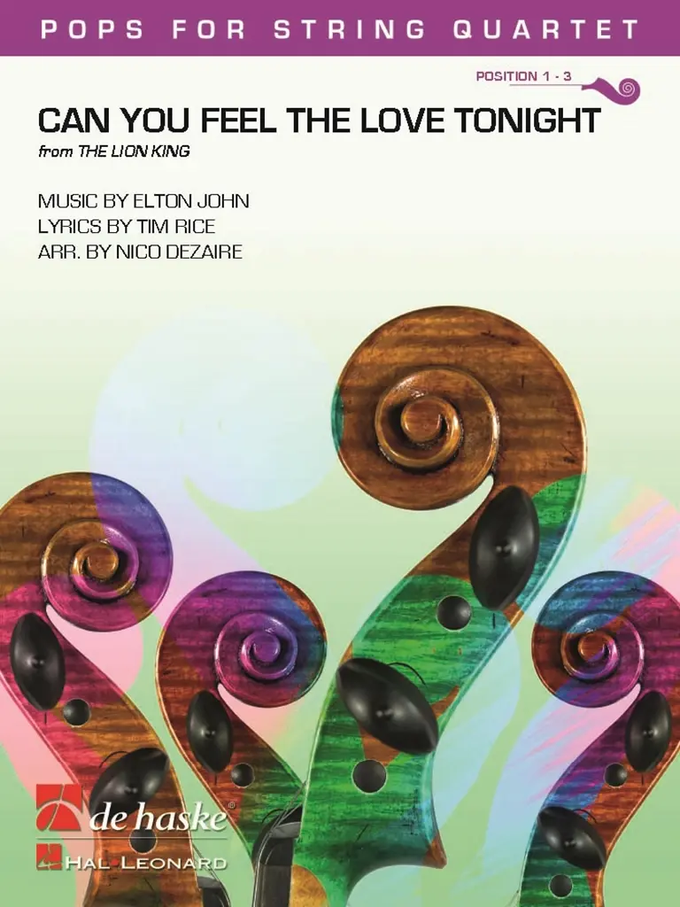 Cover: 9790035244883 | Can You Feel the Love Tonight | from THE LION KING | Elton John | 2020