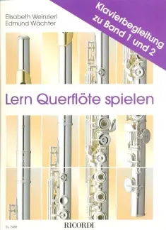 Cover: 9790204224883 | Lern Querflöte spielen Klavierbegleitung zu Band 1 und 2 | Weinzierl