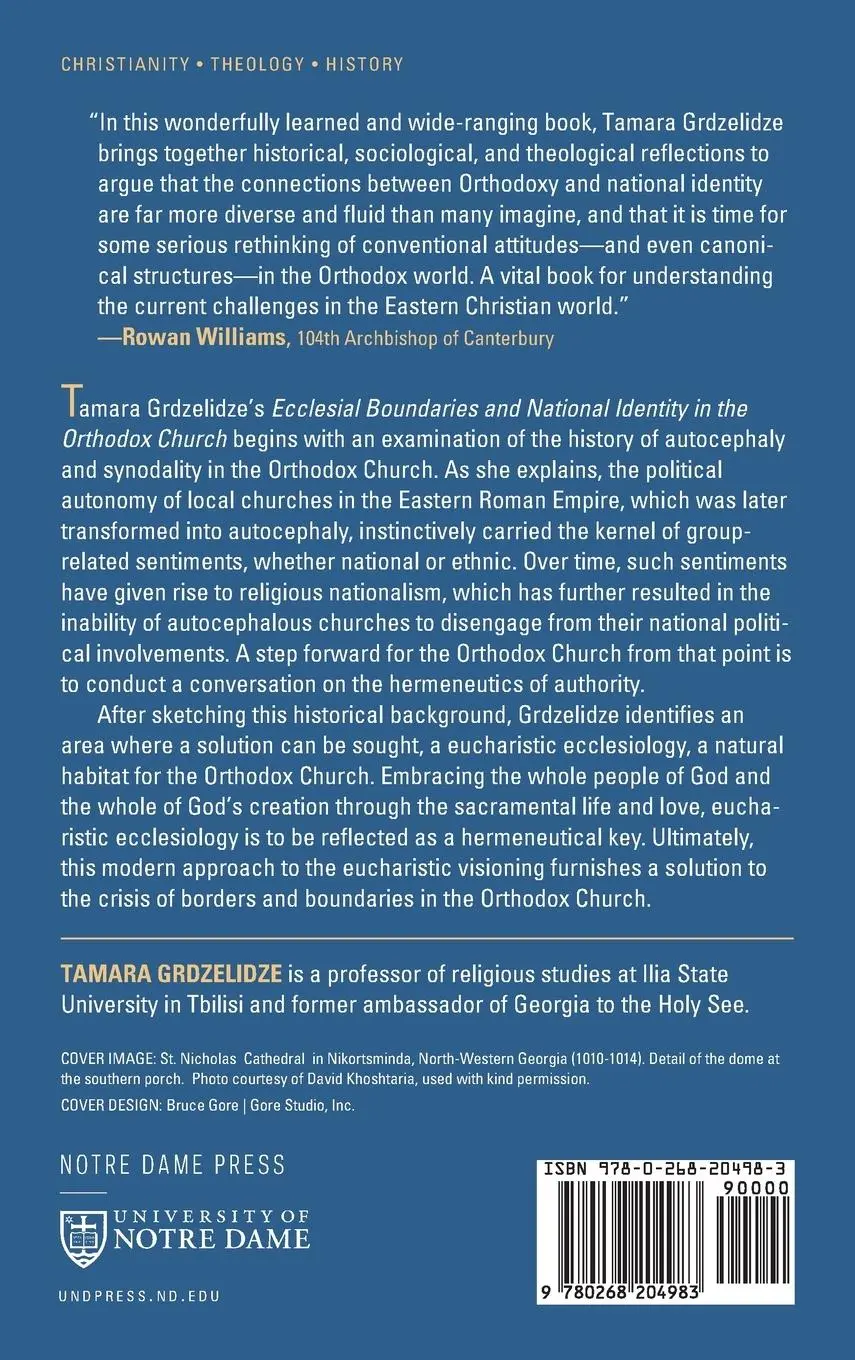 Rückseite: 9780268204983 | Ecclesial Boundaries and National Identity in the Orthodox Church