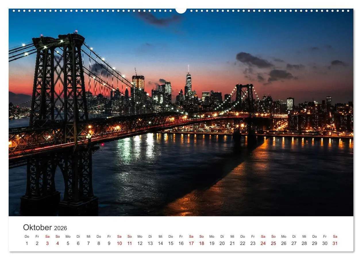 Bild: 9783457614983 | Über den Wolken in New York (Wandkalender 2026 DIN A2 quer),...