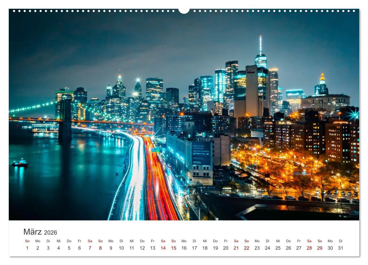 Bild: 9783457614983 | Über den Wolken in New York (Wandkalender 2026 DIN A2 quer),...