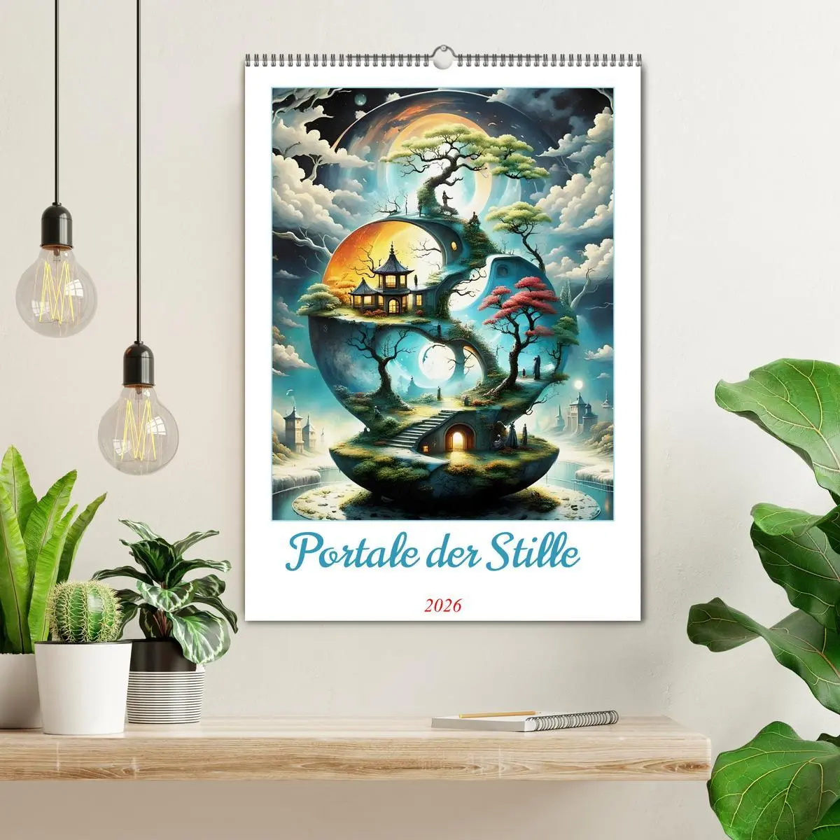 Bild: 9783516254983 | Portale der Stille (Wandkalender 2026 DIN A2 hoch), CALVENDO...