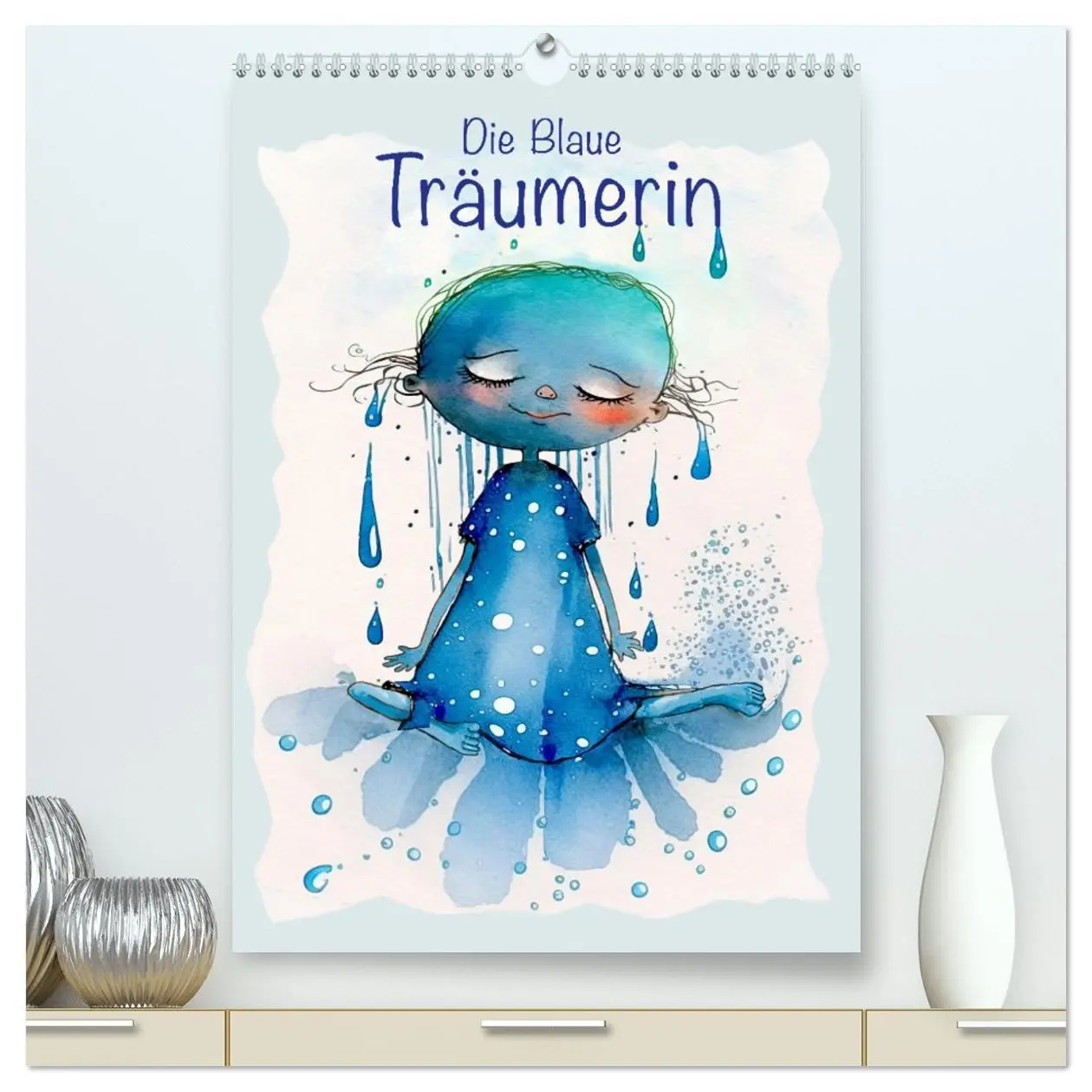 Cover: 9783516324983 | Die Blaue Träumerin (hochwertiger Premium Wandkalender 2026 DIN A2...