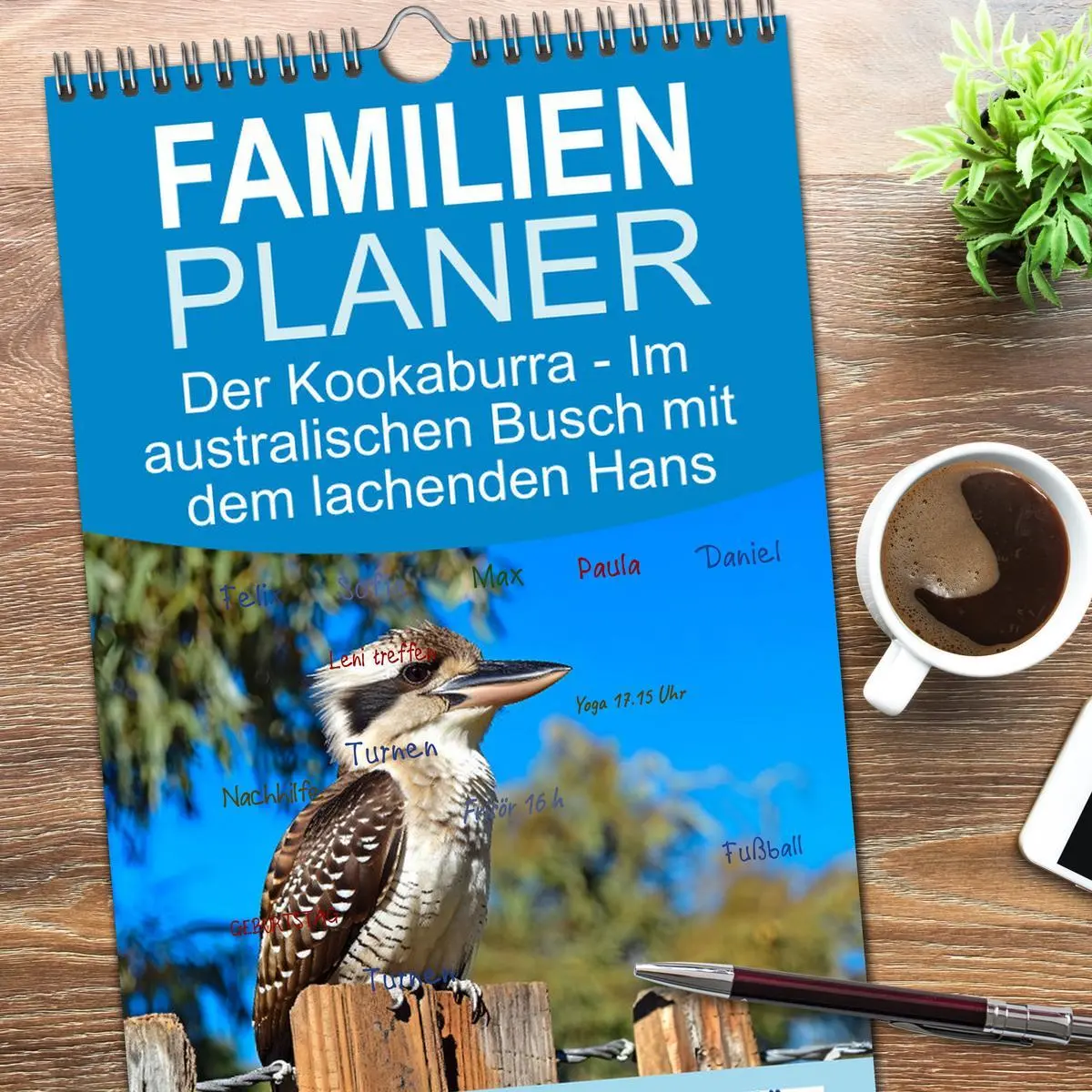 Bild: 9783516494983 | Familienplaner 2026 - Der Kookaburra - Im australischen Busch mit...