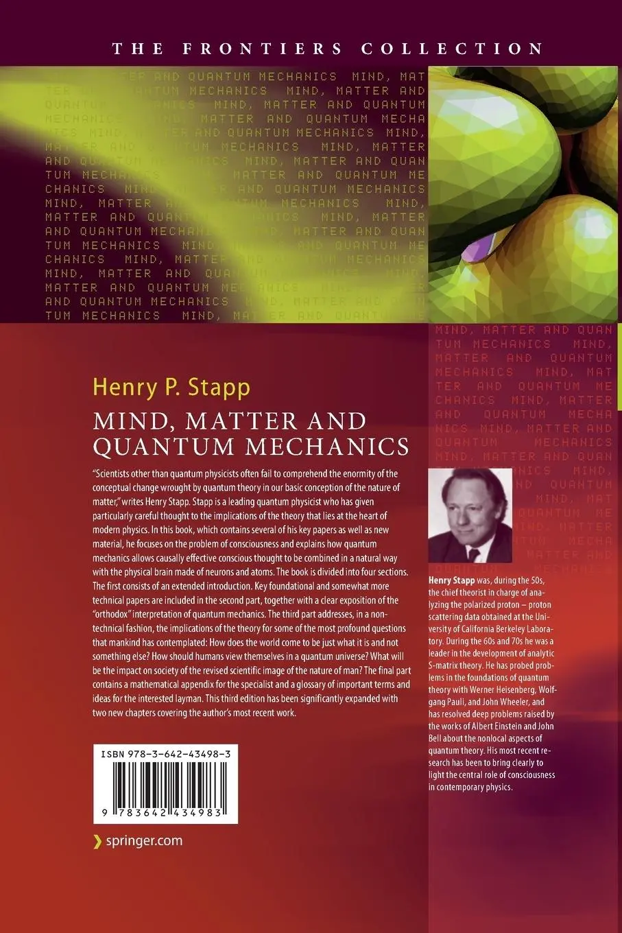 Rückseite: 9783642434983 | Mind, Matter and Quantum Mechanics | Henry P. Stapp | Taschenbuch
