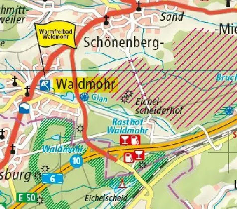 Bild: 9783747304983 | Publicpress Erlebnisführer Saarland 1:120.000 | (Land-)Karte | Deutsch