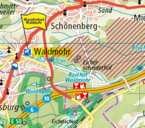 Bild: 9783747304983 | Publicpress Erlebnisführer Saarland 1:120.000 | (Land-)Karte | Deutsch
