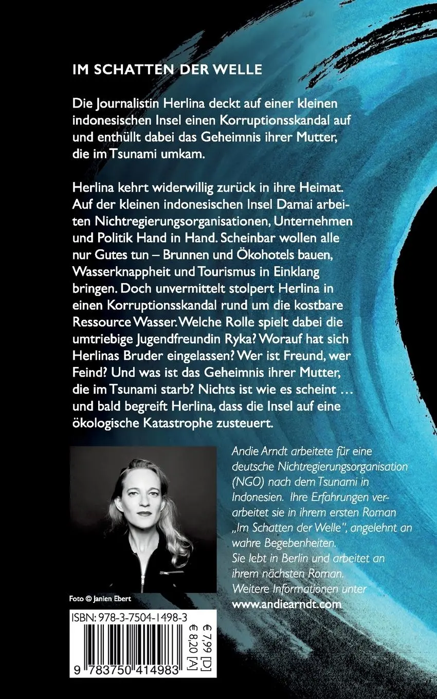 Rückseite: 9783750414983 | Im Schatten der Welle | Andie Arndt | Taschenbuch | 208 S. | Deutsch