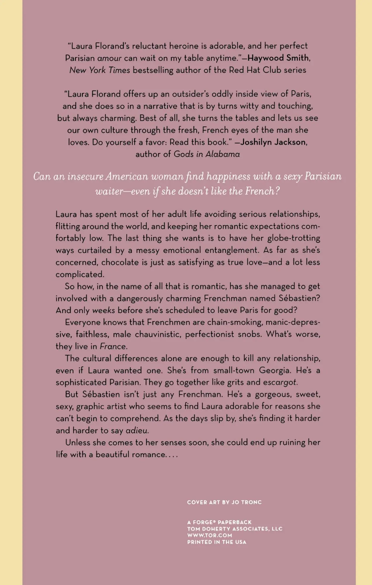 Rückseite: 9780765315083 | Blame It on Paris | Laura Florand | Taschenbuch | Englisch | 2006