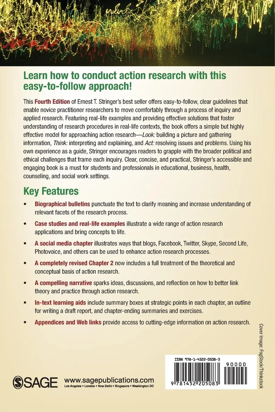 Rückseite: 9781452205083 | Action Research | Ernest T. Stringer | Taschenbuch | Englisch | 2013