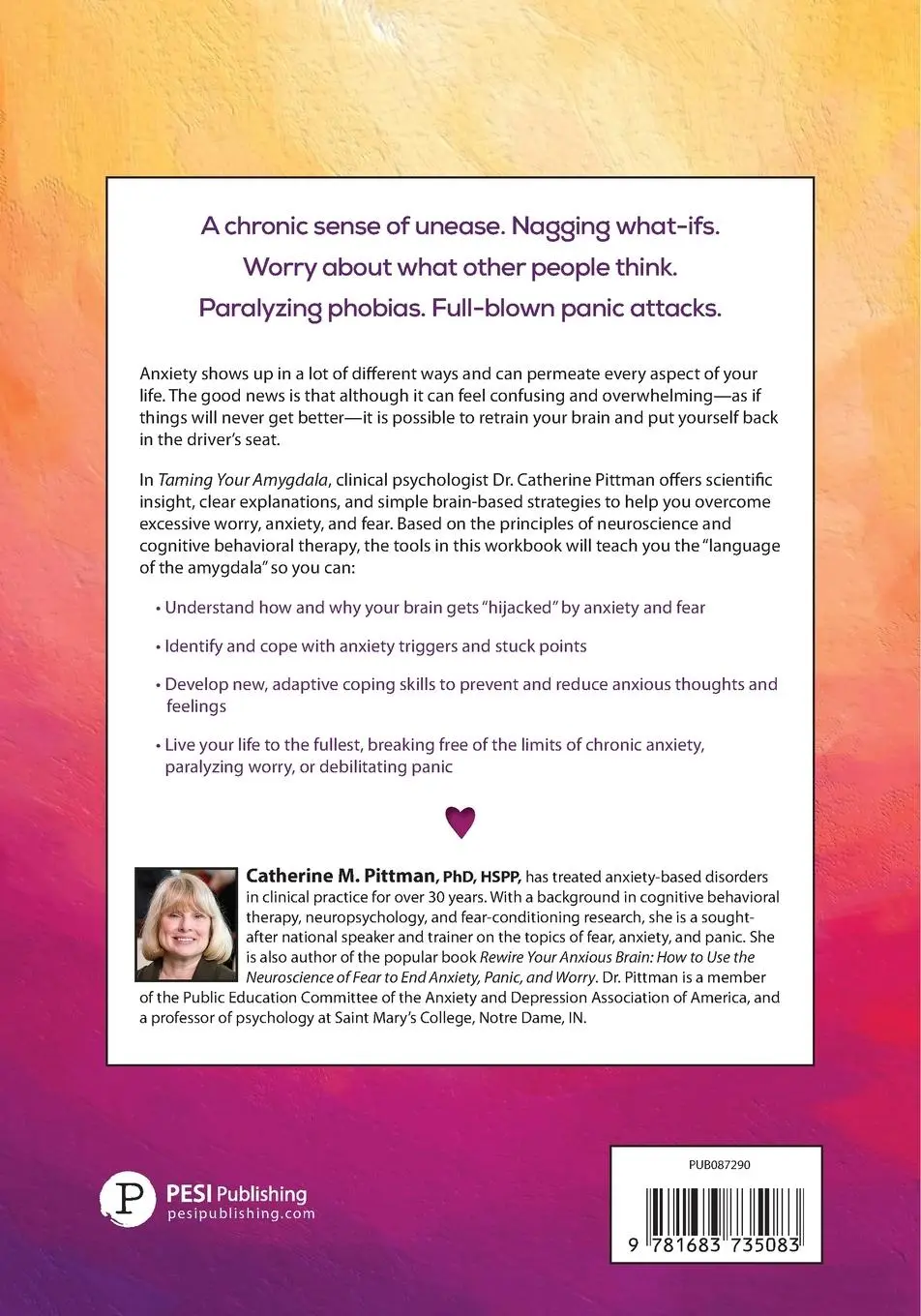 Rückseite: 9781683735083 | Taming Your Amygdala | Catherine M Pittman | Taschenbuch | Englisch