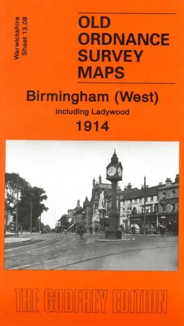Cover: 9781841515083 | Birmingham (West) 1914 | Warwickshire Sheet 13.08 | Alan Godfrey