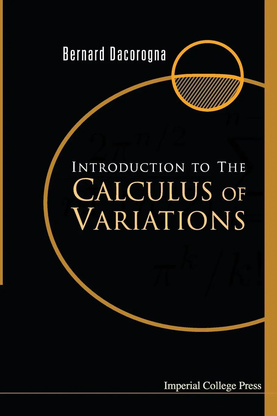 Cover: 9781860945083 | INTRO TO CALCULUS OF VARIATIONS | Dacorogna Bernard | Taschenbuch
