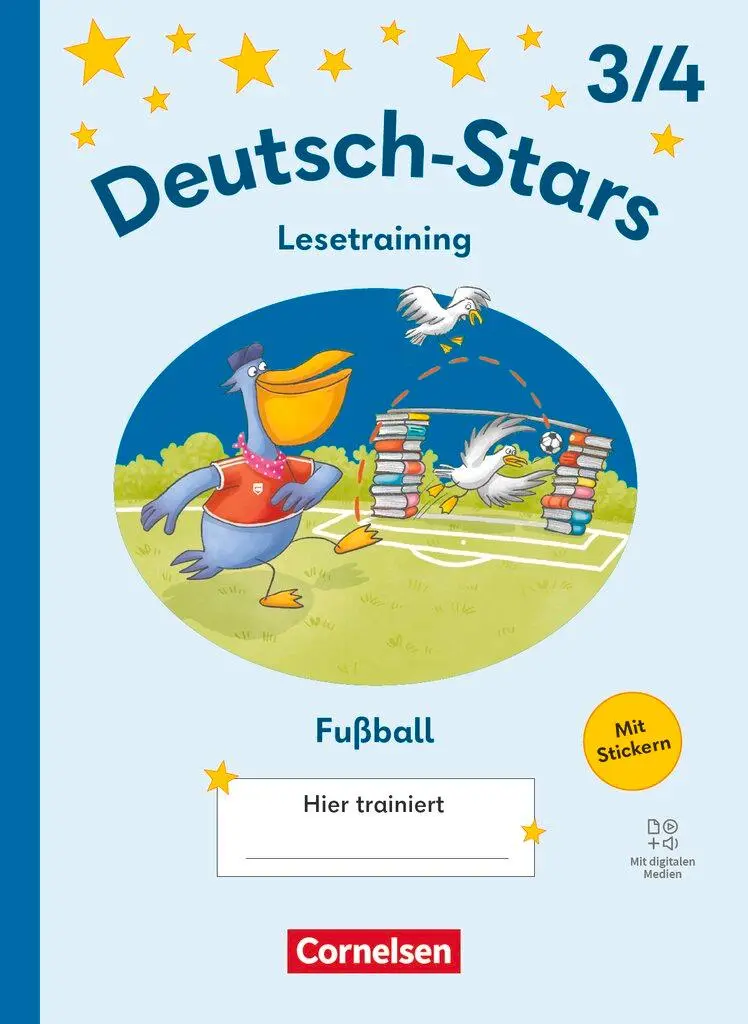 Cover: 9783464815083 | Deutsch-Stars 3./4. Schuljahr - Lesetraining Ausgabe 2025 -...