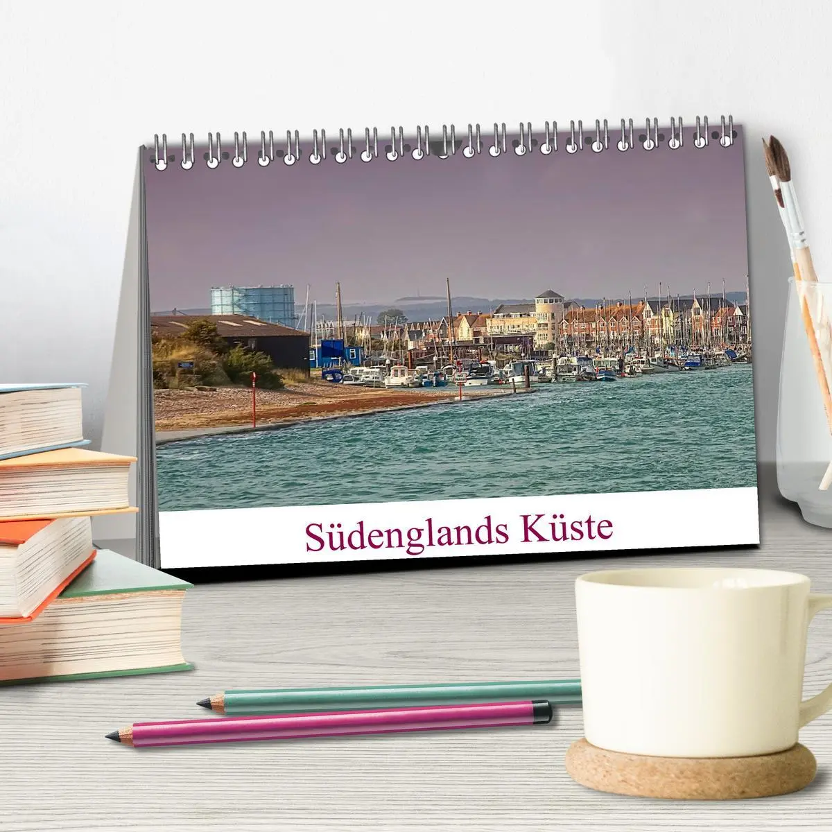 Bild: 9783516075083 | Südenglands Küste (Tischkalender 2026 DIN A5 quer), CALVENDO...