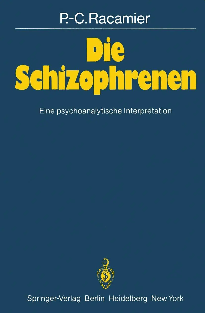 Cover: 9783540115083 | Die Schizophrenen | Eine psychoanalytische Interpretation | Racamier