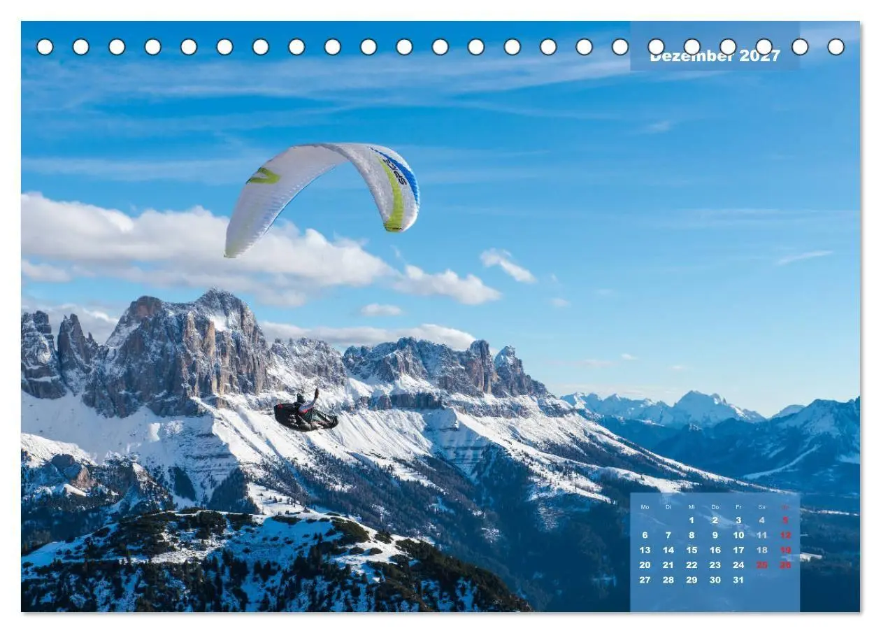 Bild: 9783569615083 | Paragliding - Aufbruch zu neuen Höhenflügen (Tischkalender 2027 DIN...