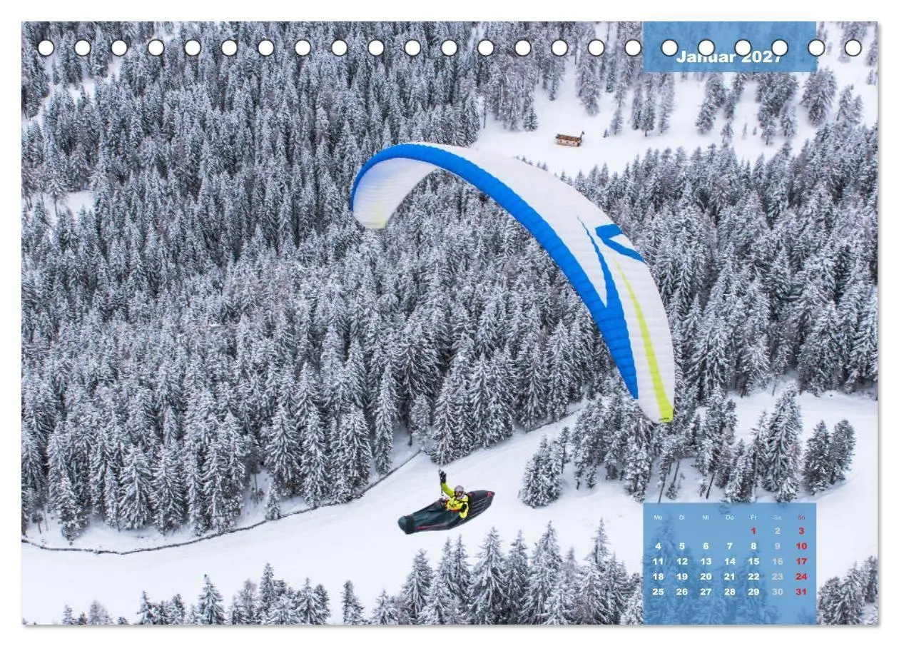 Bild: 9783569615083 | Paragliding - Aufbruch zu neuen Höhenflügen (Tischkalender 2027 DIN...