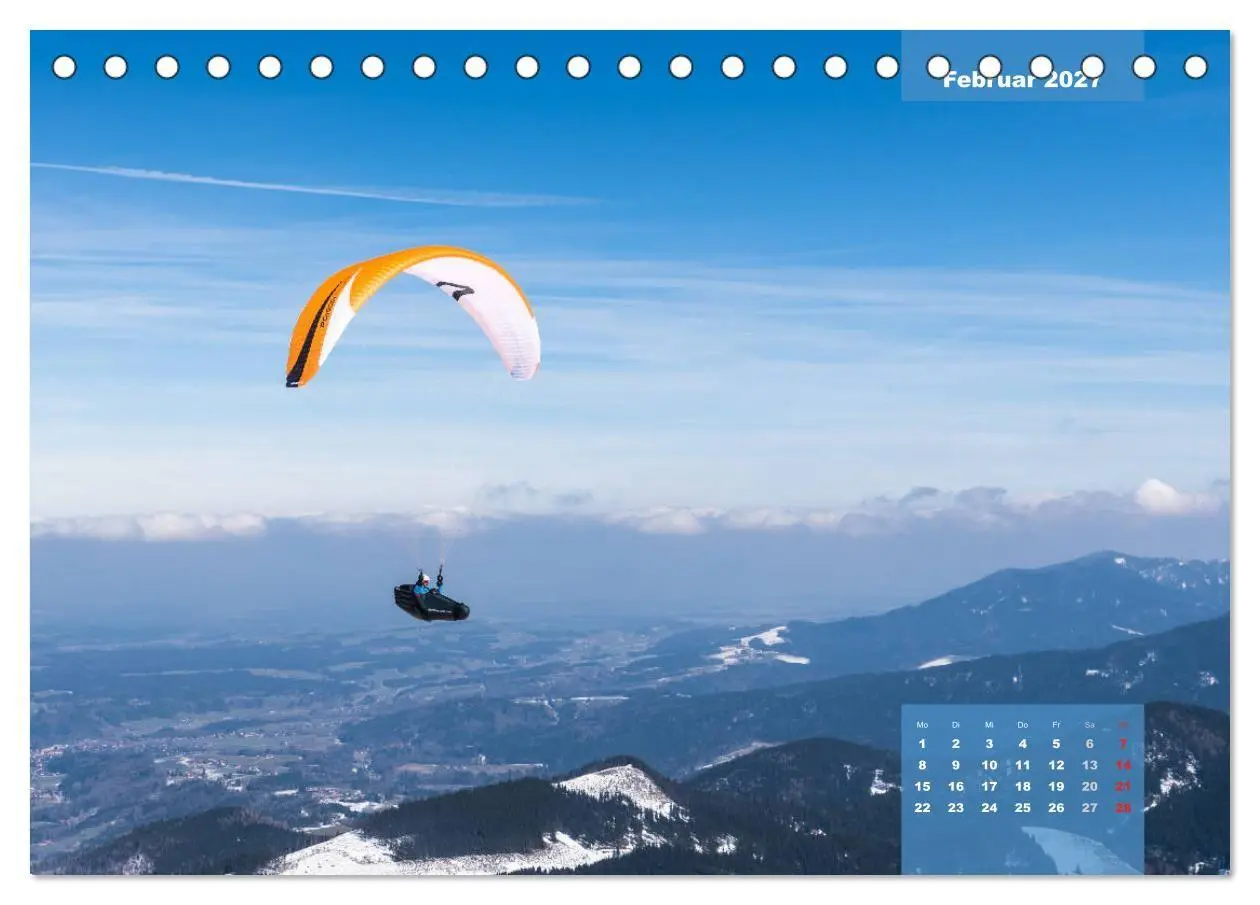 Bild: 9783569615083 | Paragliding - Aufbruch zu neuen Höhenflügen (Tischkalender 2027 DIN...