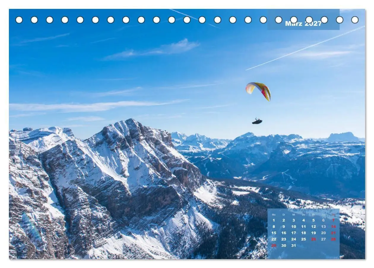 Bild: 9783569615083 | Paragliding - Aufbruch zu neuen Höhenflügen (Tischkalender 2027 DIN...