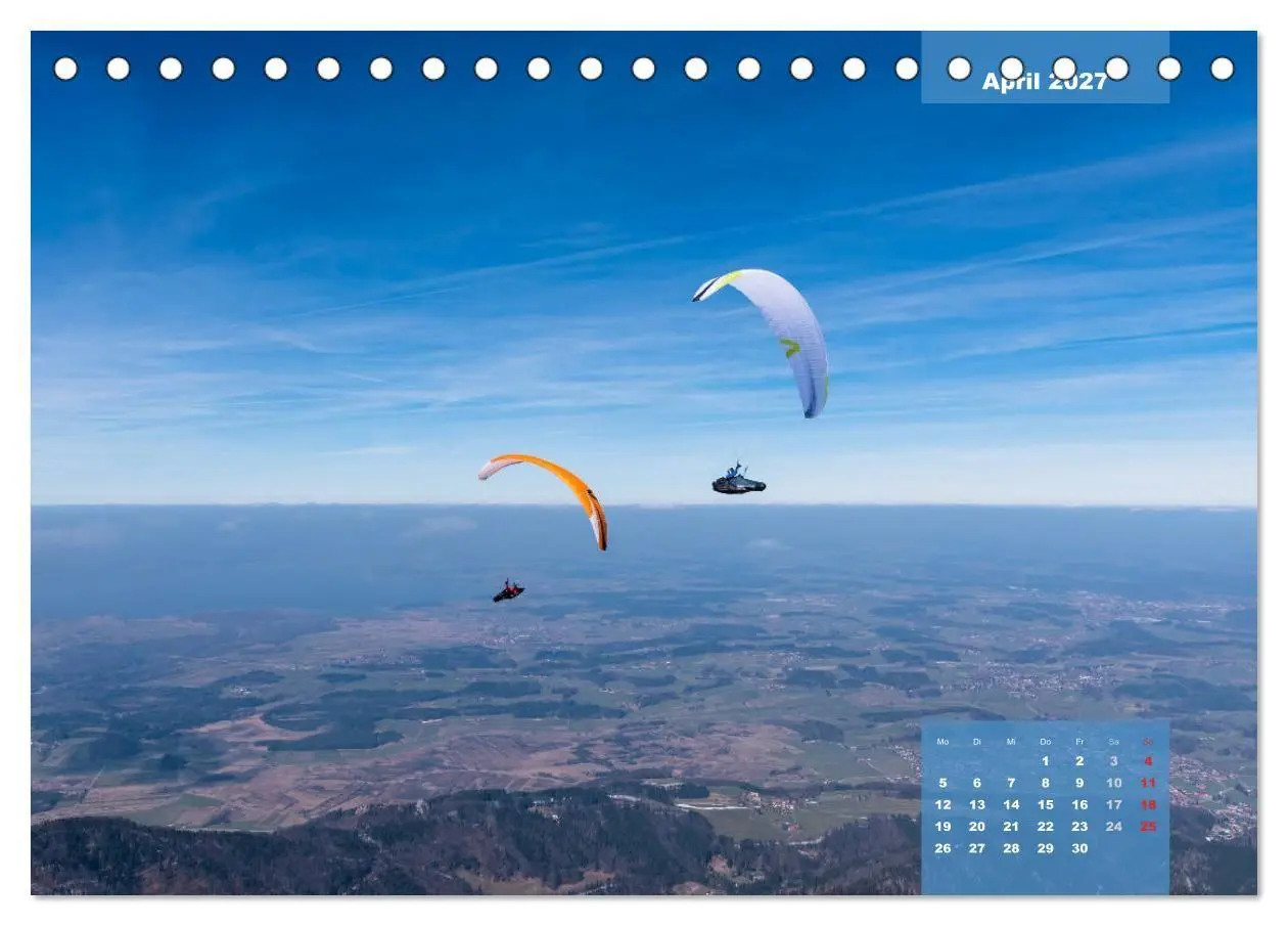 Bild: 9783569615083 | Paragliding - Aufbruch zu neuen Höhenflügen (Tischkalender 2027 DIN...