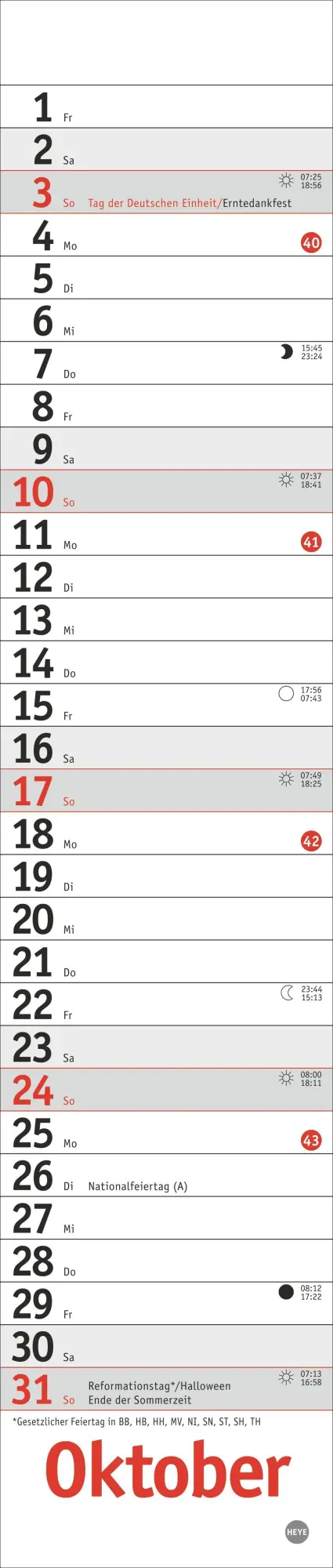 Bild: 9783756415083 | Langplaner mini, rot 2027 | Heye | Kalender | Spiralbindung | 13 S.