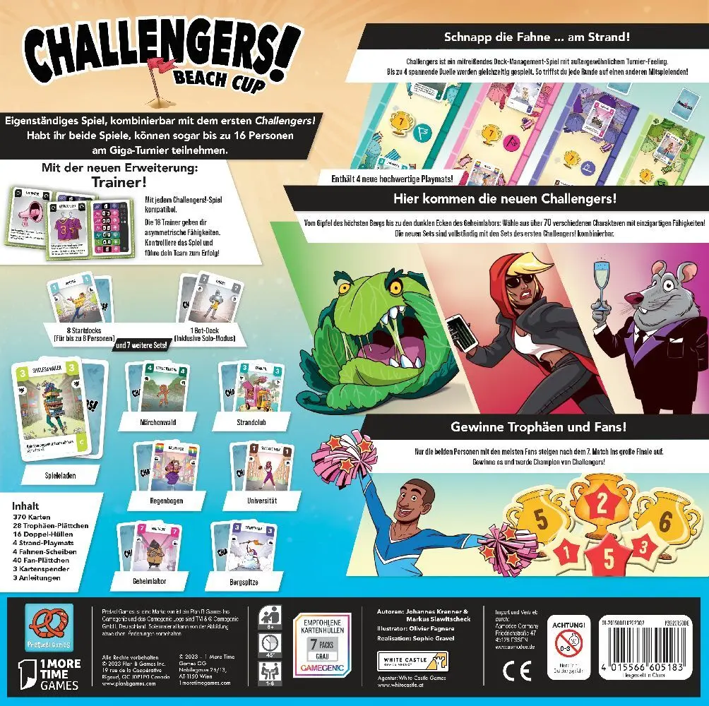 Bild: 4015566605183 | Challengers! Beach Cup (Spiel) | Spiel | In Spielebox | PRGD0005