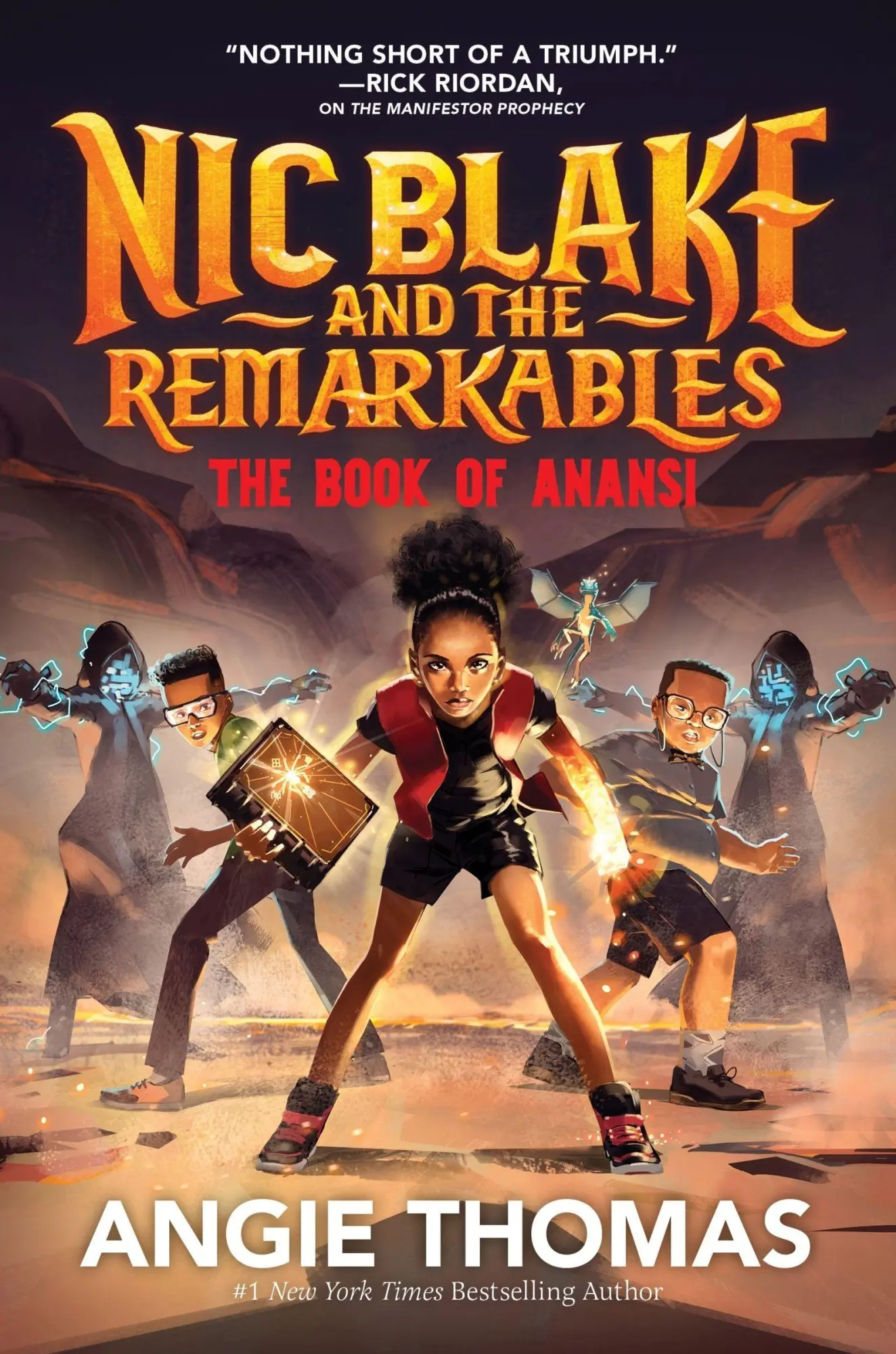 Cover: 9780063225183 | Nic Blake and the Remarkables: The Book of Anansi | Angie Thomas