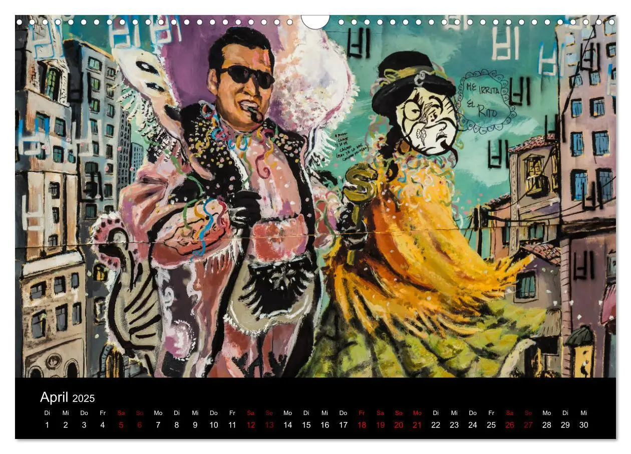 Bild: 9783435405183 | Graffiti und Street Art in La Paz (Wandkalender 2025 DIN A3 quer),...