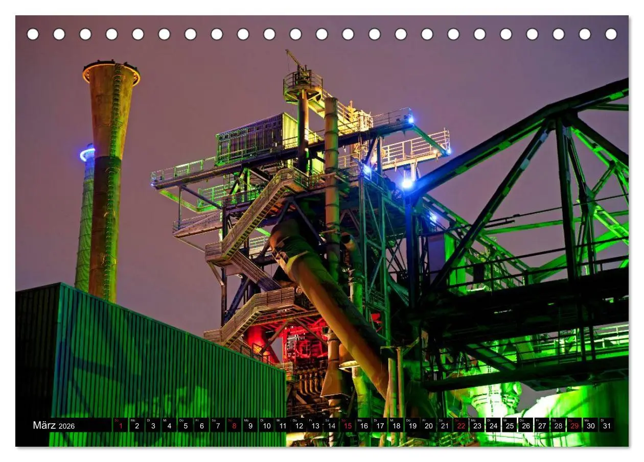 Bild: 9783516135183 | Auf der Route der Industriekultur (Tischkalender 2026 DIN A5 quer),...