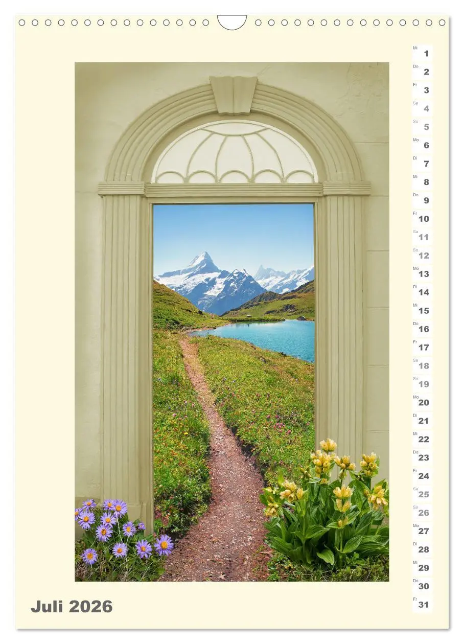 Bild: 9783516445183 | Das Tor zur Natur 2026 (Wandkalender 2026 DIN A3 hoch), CALVENDO...