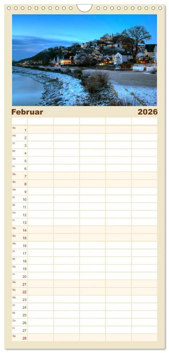 Bild: 9783516515183 | Familienplaner 2026 - Hamburg mit 5 Spalten (Wandkalender, 21 x 45...