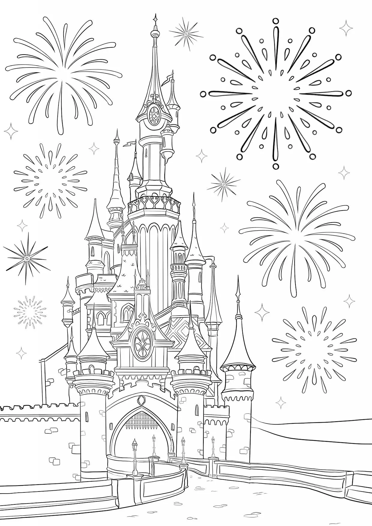 Bild: 9783833245183 | Disney: Disneyland Paris Malblock | Disney (u. a.) | Taschenbuch