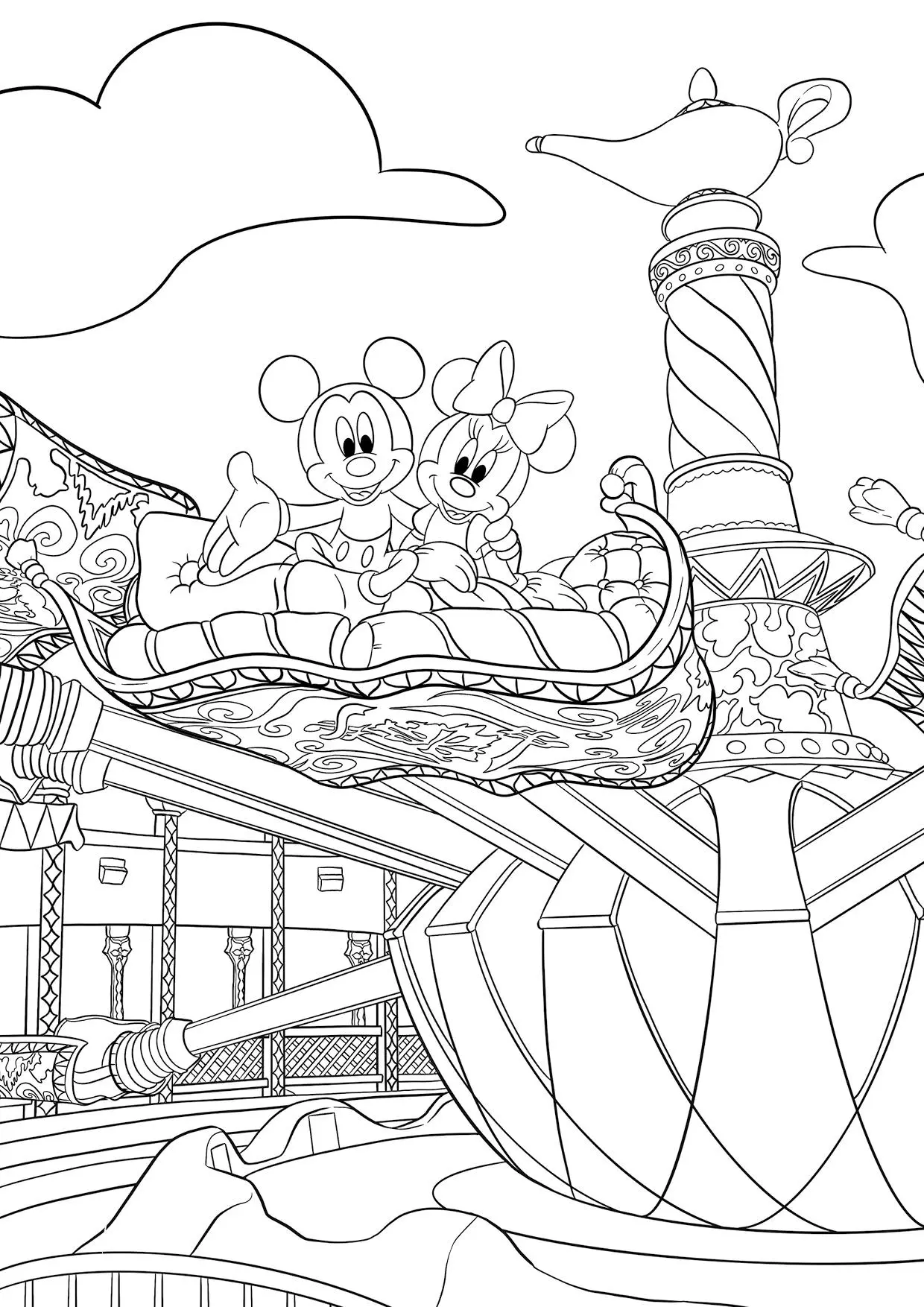 Bild: 9783833245183 | Disney: Disneyland Paris Malblock | Disney (u. a.) | Taschenbuch