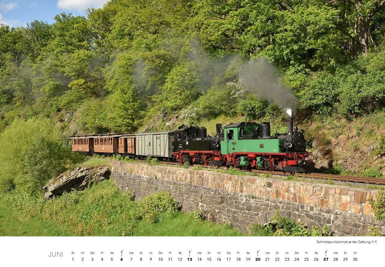 Bild: 9783960585183 | Dampfloks in Farbe Kalender 2027 | Jörg Hajt | Kalender | 14 S. | 2027