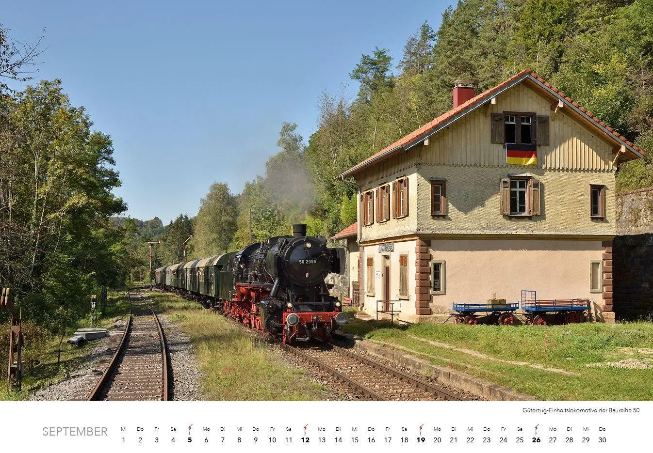 Bild: 9783960585183 | Dampfloks in Farbe Kalender 2027 | Jörg Hajt | Kalender | 14 S. | 2027