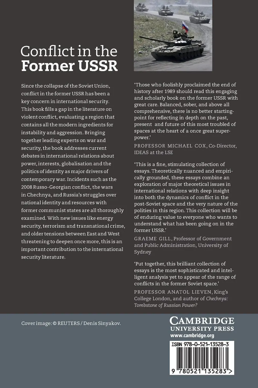 Rückseite: 9780521135283 | Conflict in the Former USSR | Matthew Sussex | Taschenbuch | Englisch