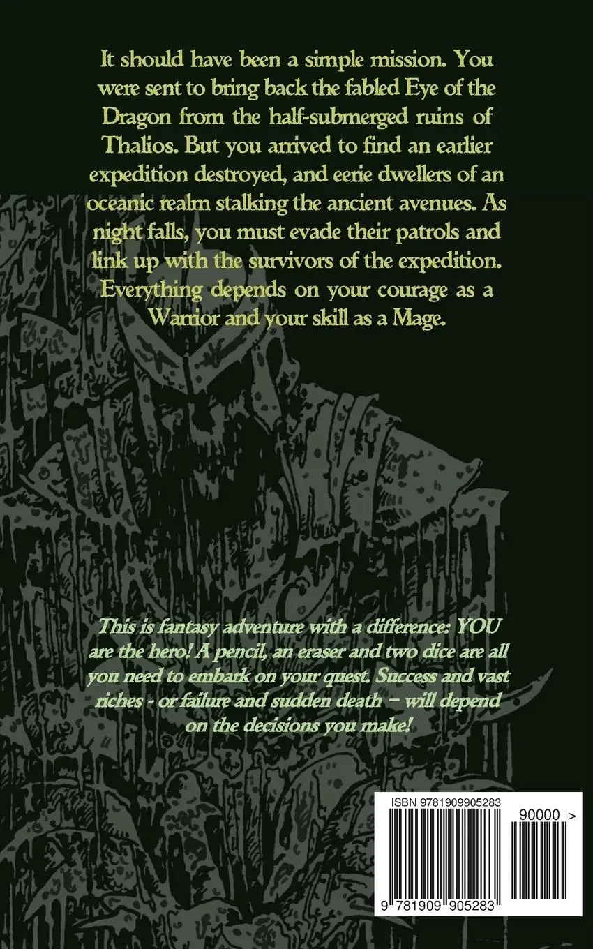 Rückseite: 9781909905283 | The Eye of the Dragon | Dave Morris | Taschenbuch | Englisch | 2016