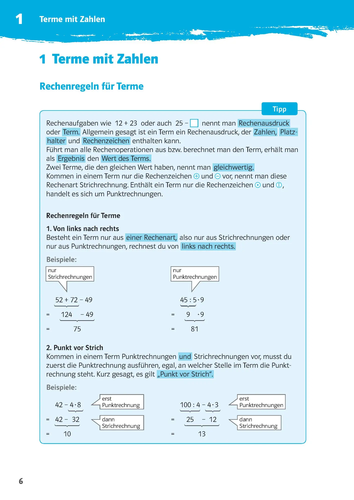 Bild: 9783129275283 | 10-Minuten-Training Mathematik Rechnen mit Termen 7./8. Klasse....