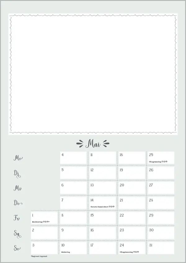 Bild: 9783731885283 | Foto-Malen-Basteln A4 Mint 2026 | Korsch Verlag | Kalender | Deutsch