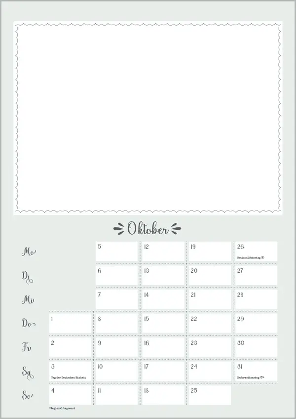 Bild: 9783731885283 | Foto-Malen-Basteln A4 Mint 2026 | Korsch Verlag | Kalender | Deutsch