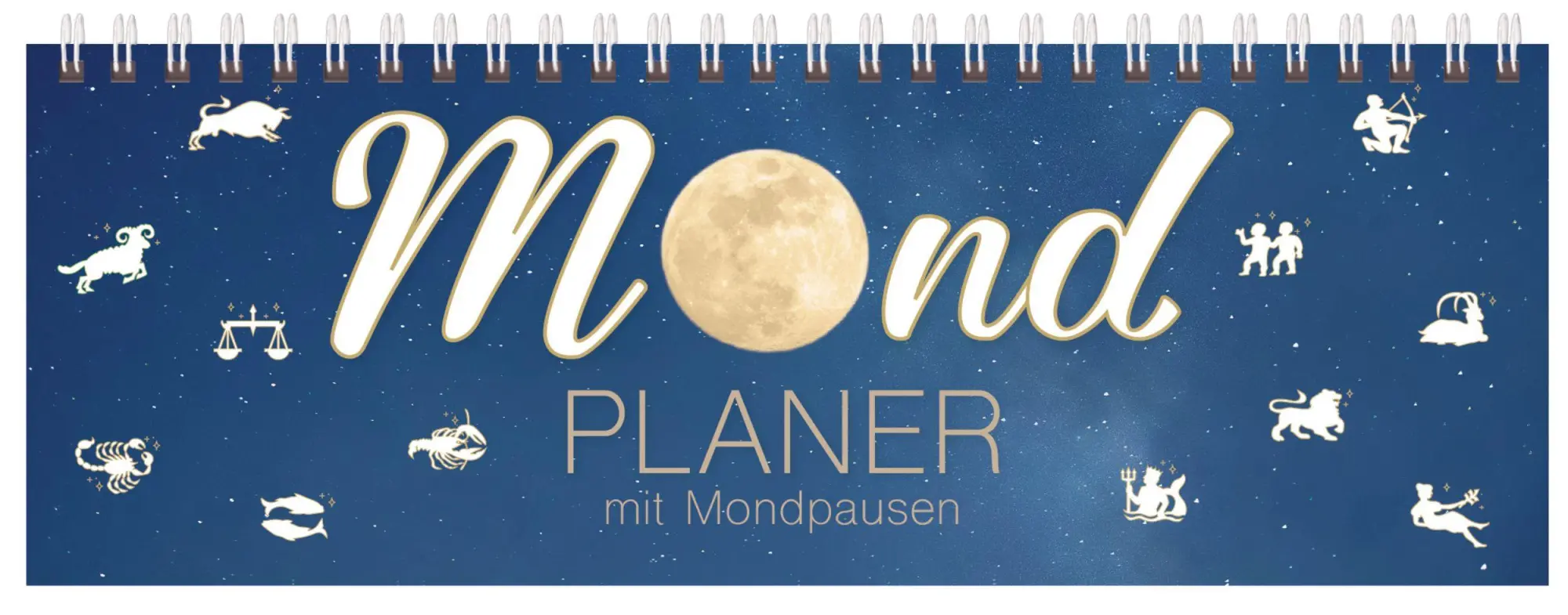 Cover: 9783819305283 | Tischquerkalender Mond 2027 | Korsch Verlag | Kalender | 128 S. | 2027