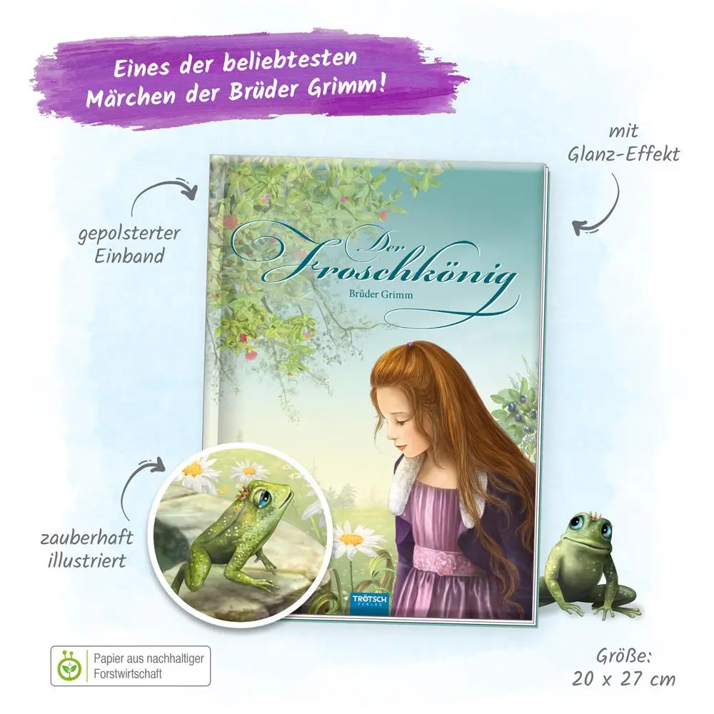 Bild: 9783965525283 | Trötsch Märchenbuch Der Froschkönig | Trötsch Verlag GmbH &amp; Co. KG