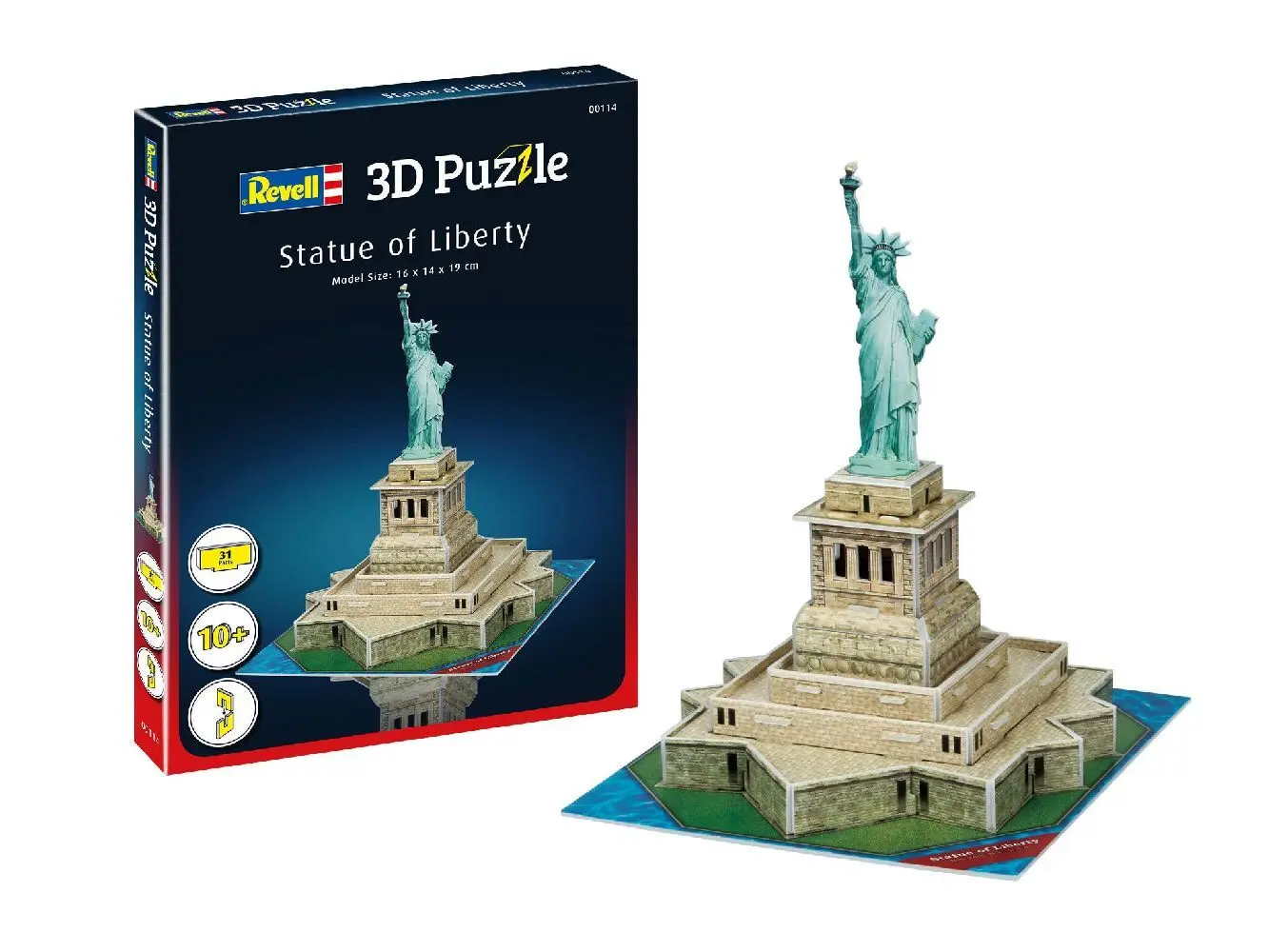 Cover: 4009803895383 | Revell Freiheitsstatue 3D (Puzzle) | Spiel | In Spielebox | 00114