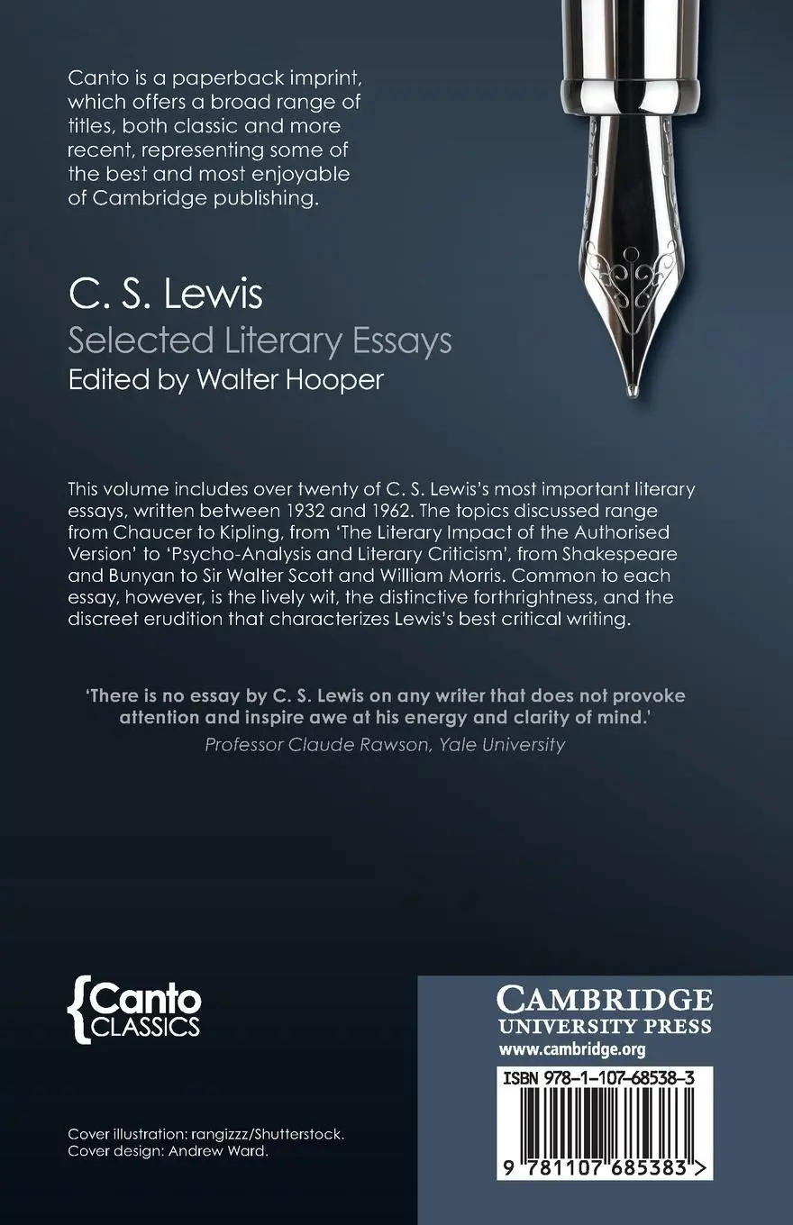 Rückseite: 9781107685383 | Selected Literary Essays | C. S. Lewis | Taschenbuch | Englisch | 2013