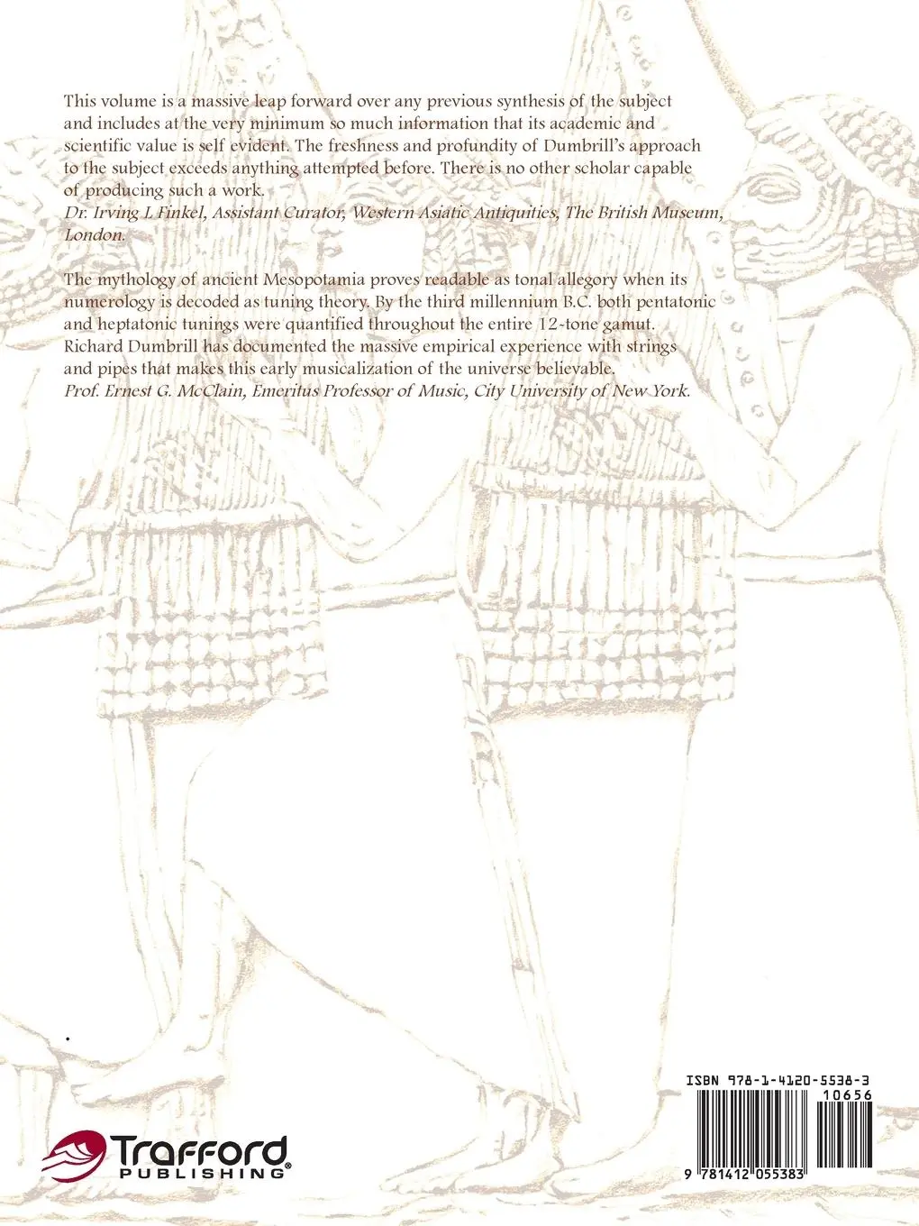 Rückseite: 9781412055383 | The Archaeomusicology of the Ancient Near East | Richard J Dumbrill