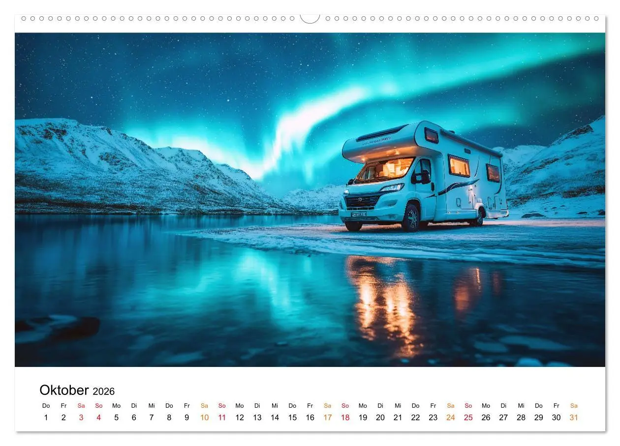 Bild: 9783457335383 | Wohnmobil grenzenlos (Wandkalender 2026 DIN A2 quer), CALVENDO...