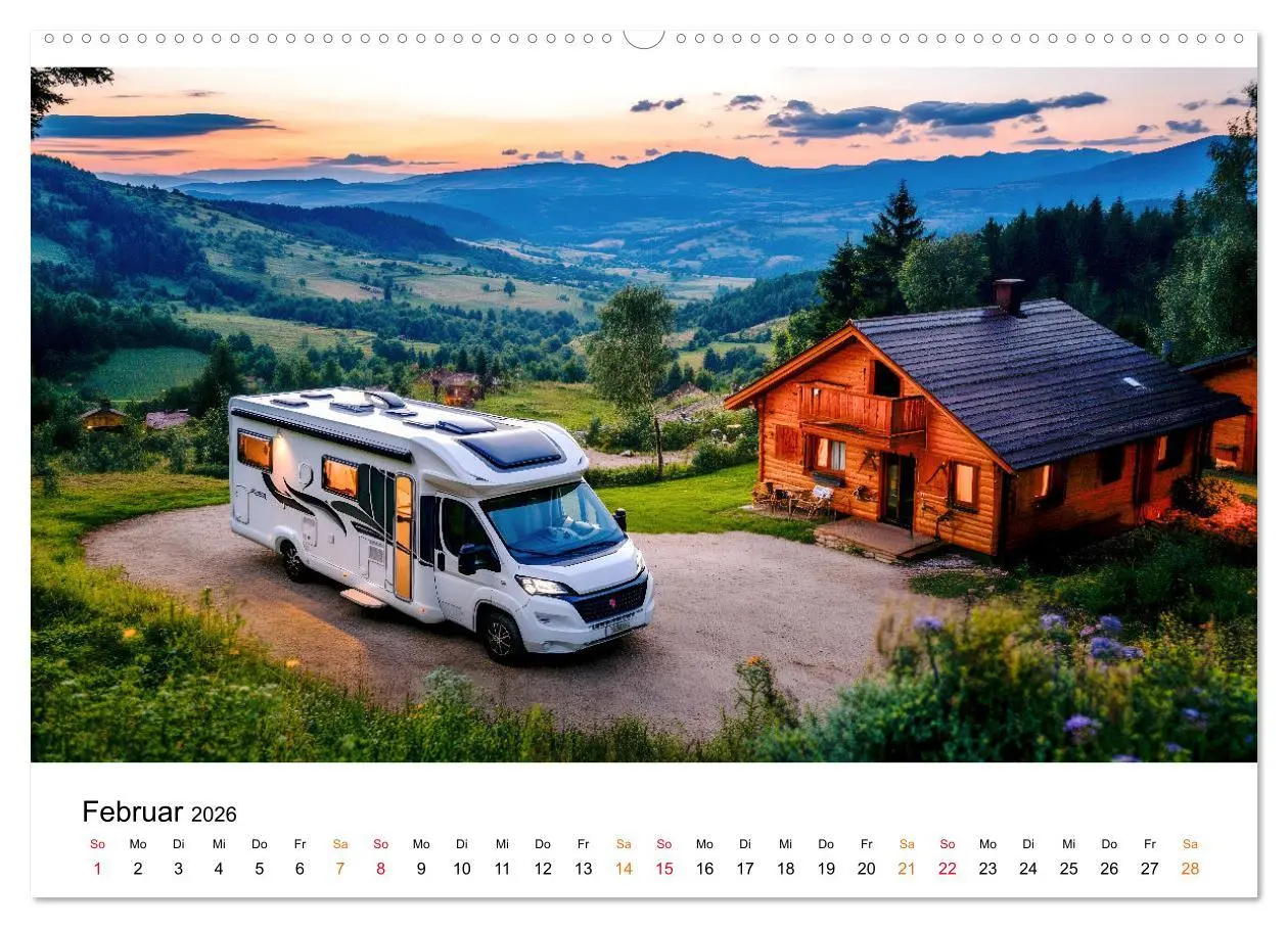 Bild: 9783457335383 | Wohnmobil grenzenlos (Wandkalender 2026 DIN A2 quer), CALVENDO...