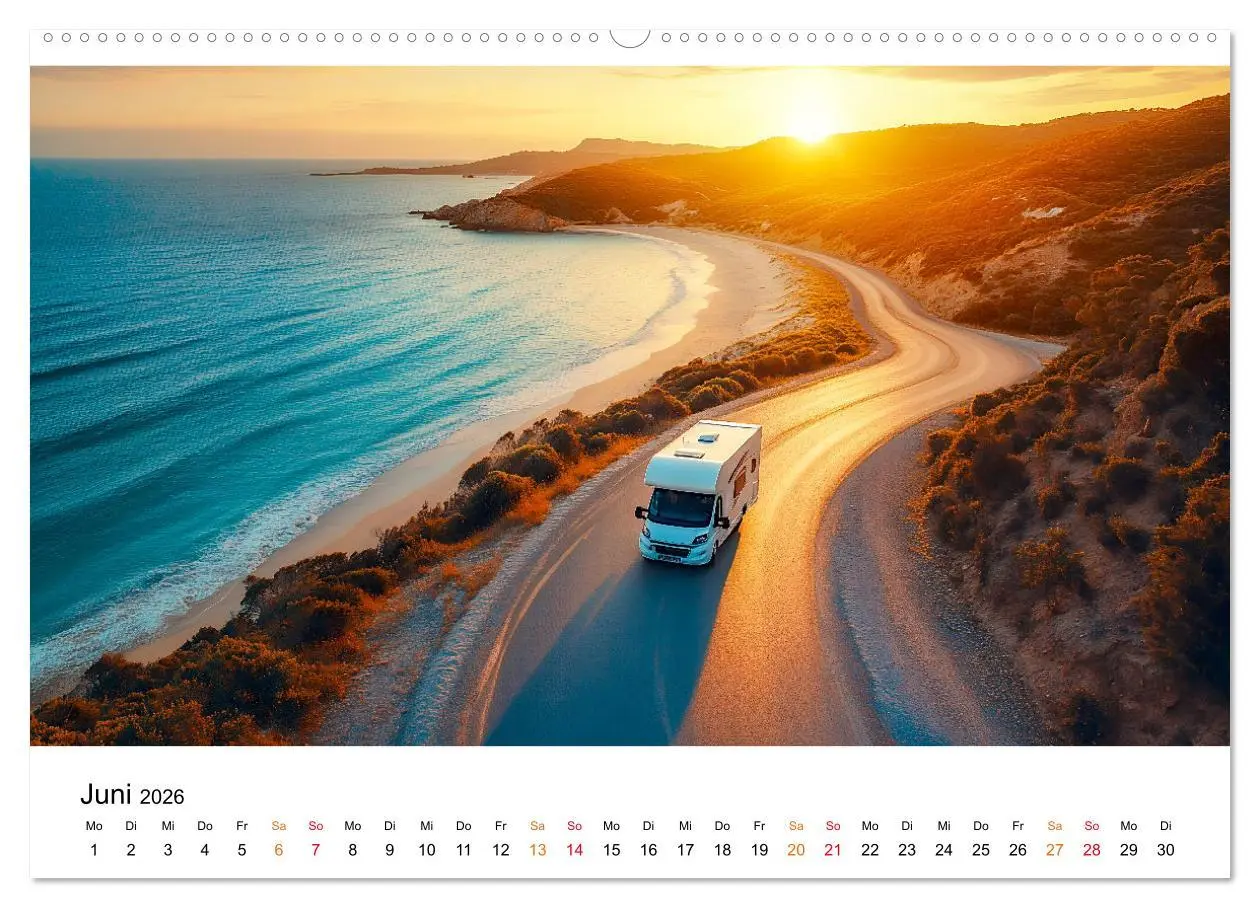 Bild: 9783457335383 | Wohnmobil grenzenlos (Wandkalender 2026 DIN A2 quer), CALVENDO...