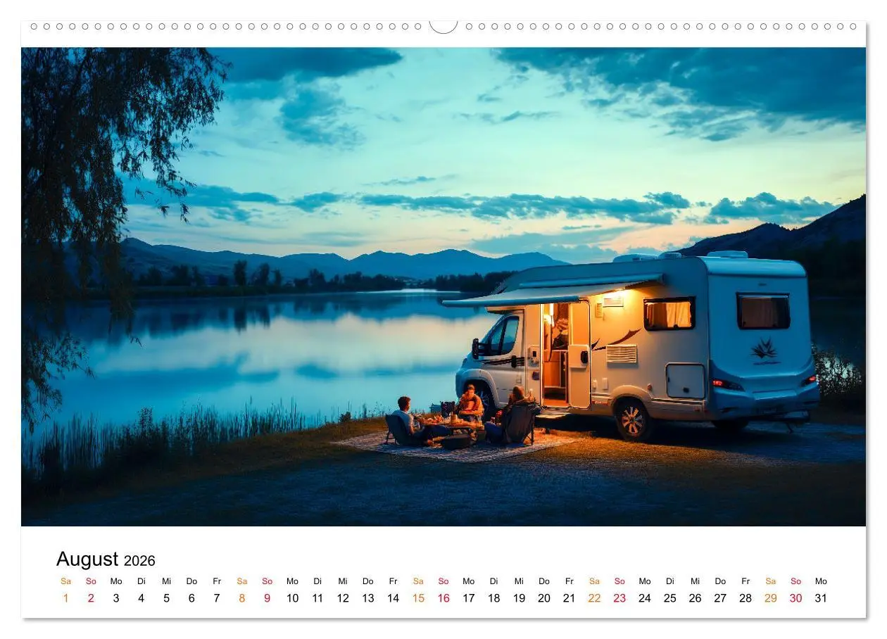 Bild: 9783457335383 | Wohnmobil grenzenlos (Wandkalender 2026 DIN A2 quer), CALVENDO...